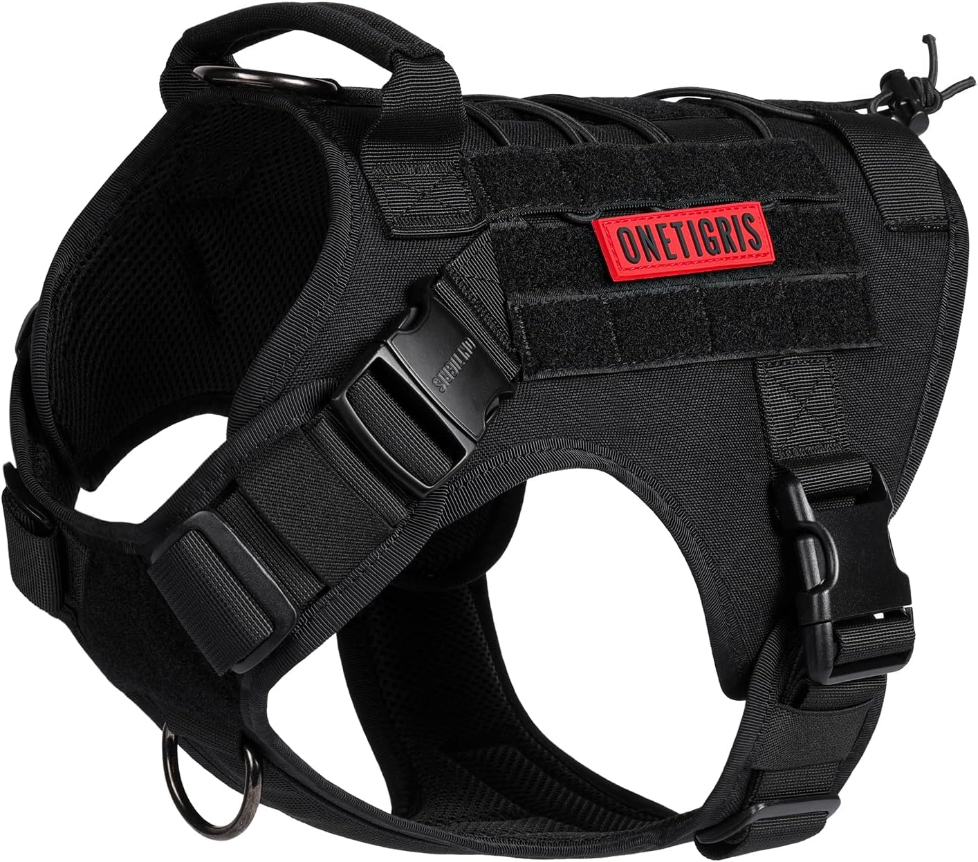 OneTigris Fire Watcher 2.0 tactical dog harness with MOLLE webbing